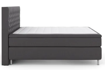 Select No 4 Komplett Sängpaket 180x200 Fast/Medium - Mörkgrå/Metall - Products - Möbler - Säng - Kontinentalsäng