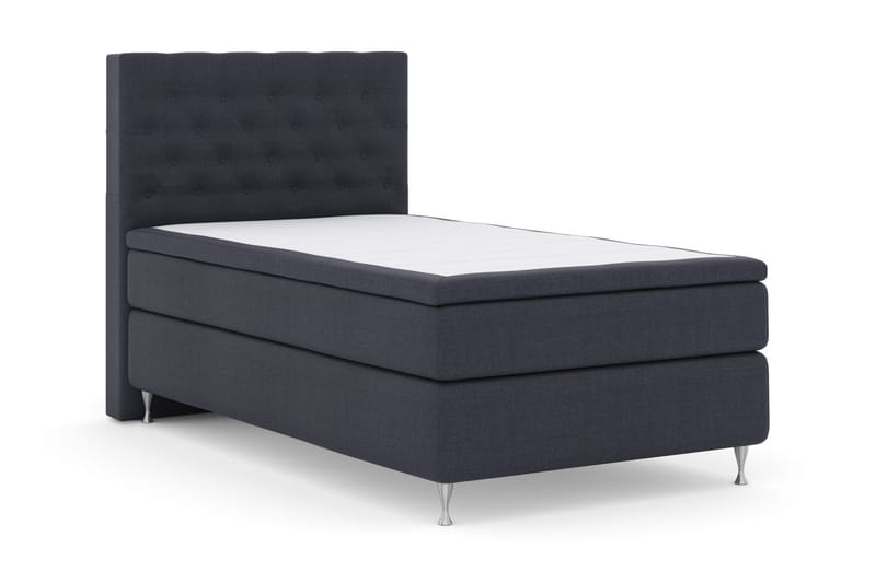 Select No 4 Kontinentalsäng 120x200 Medium - Blå/Silver - Products - Möbler - Säng - Enkelsäng