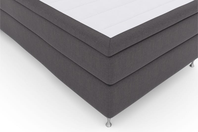 Select No 4 Kontinentalsäng 120x200 Medium - Mörkgrå/Silver - Products - Möbler - Säng - Enkelsäng