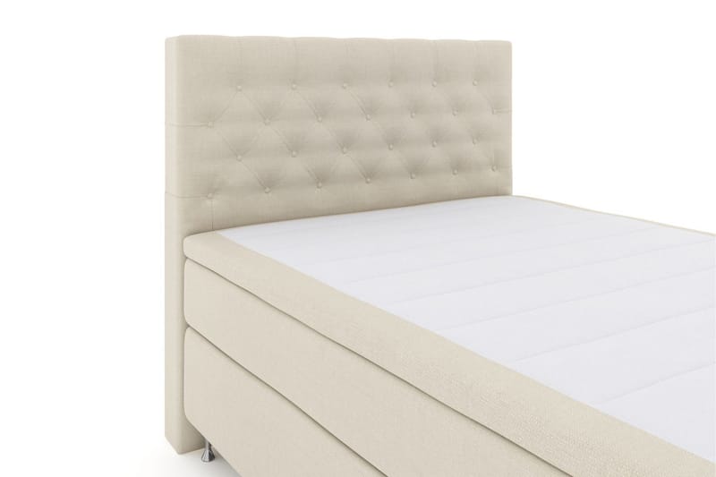 Select No 4 Kontinentalsäng 140x200 Fast/Medium - Beige/Silver - Products - Möbler - Säng - Kontinentalsäng