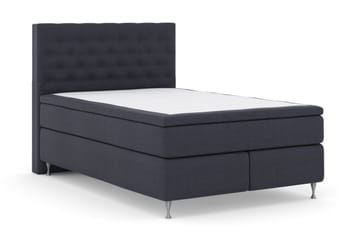 Select No 4 Kontinentalsäng 140x200 Fast/Medium - Blå/Silver - Products - Möbler - Säng - Kontinentalsäng