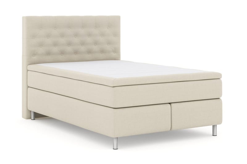 Select No 4 Kontinentalsäng 160x200 Fast/Medium - Beige/Metall - Products - Möbler - Säng - Kontinentalsäng