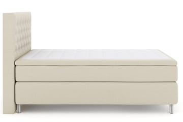 Select No 4 Kontinentalsäng 160x200 Fast/Medium - Beige/Metall - Products - Möbler - Säng - Kontinentalsäng