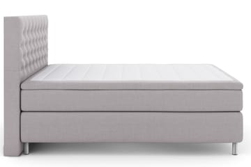 Select No 4 Kontinentalsäng 160x200 Fast/Medium - Ljusgrå/Metall - Products - Möbler - Säng - Kontinentalsäng