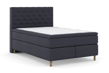 Select No 4 Kontinentalsäng 160x200 Medium - Blå/Metall - Products - Möbler - Säng - Kontinentalsäng