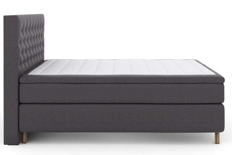 Select No 4 Kontinentalsäng 160x200 Medium - Mörkgrå/Koppar - Products - Möbler - Säng - Kontinentalsäng