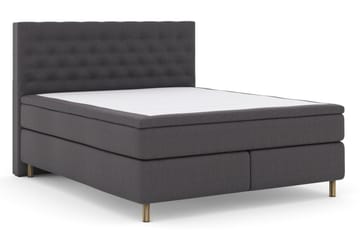 Select No 4 Kontinentalsäng 160x200 Medium - Mörkgrå/Koppar - Products - Möbler - Säng - Kontinentalsäng