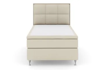 Select No 5 Komplett Sängpaket 120x200 Medium Latex - Beige/Silver - Products - Möbler - Säng - Enkelsäng