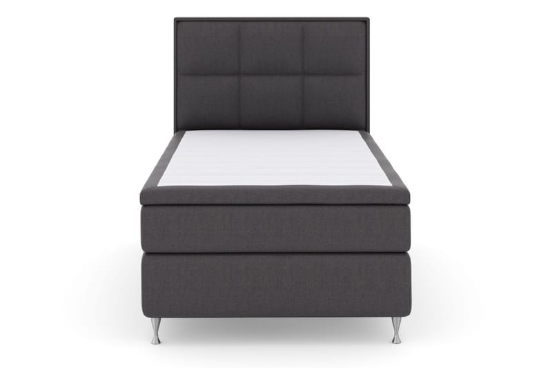 Select No 5 Komplett Sängpaket 120x200 Medium Latex - Mörkgrå/Silver - Products - Möbler - Säng - Enkelsäng