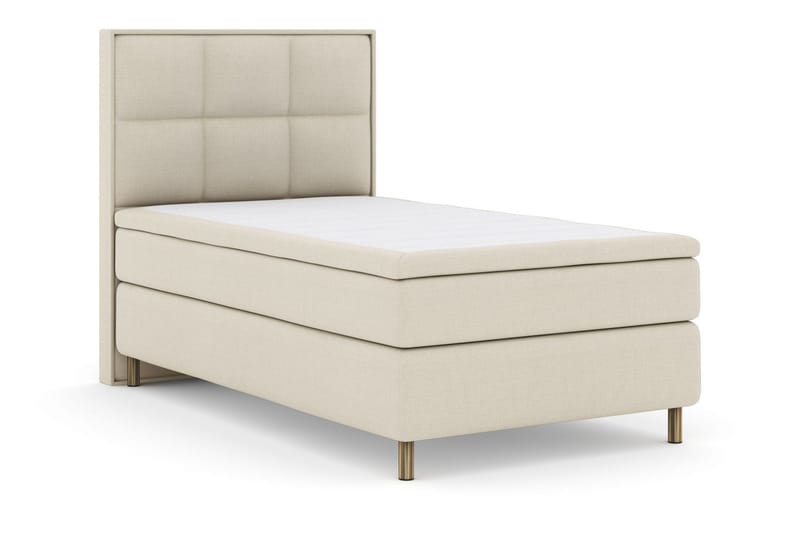 Select No 5 Komplett Sängpaket 120x200 Medium Watergel - Beige/Koppar - Products - Möbler - Säng - Enkelsäng