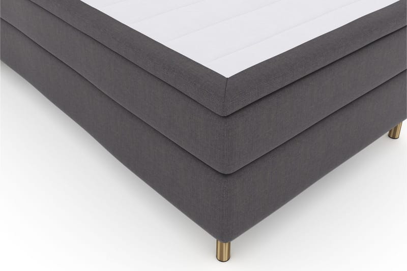 Select No 5 Komplett Sängpaket 120x200 Medium Watergel - Mörkgrå/Koppar - Products - Möbler - Säng - Enkelsäng