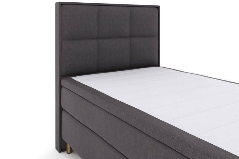 Select No 5 Komplett Sängpaket 120x200 Medium Watergel - Mörkgrå/Koppar - Products - Möbler - Säng - Enkelsäng