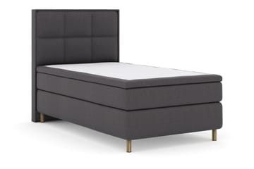 Select No 5 Komplett Sängpaket 120x200 Medium Watergel - Mörkgrå/Koppar - Products - Möbler - Säng - Enkelsäng