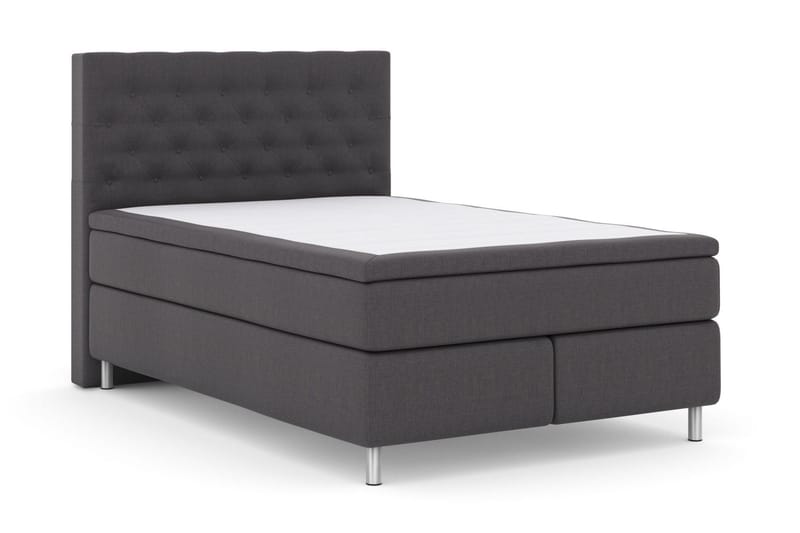 Select No 5 Komplett Sängpaket 140x200 Fast Latex - Mörkgrå/Metall - Products - Möbler - Säng - Kontinentalsäng