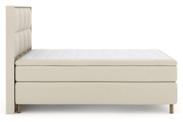 Select No 5 Komplett Sängpaket 140x200 Fast Watergel - Beige/Koppar - Products - Möbler - Säng - Kontinentalsäng