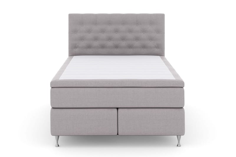 Select No 5 Komplett Sängpaket 140x200 Fast Watergel - Ljusgrå/Silver - Products - Möbler - Säng - Kontinentalsäng