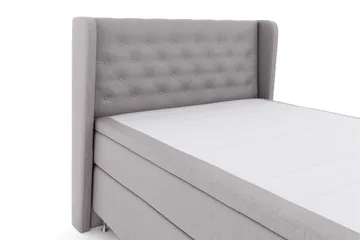 Select No 5 Komplett Sängpaket 140x200 Fast Watergel - Ljusgrå/Silver - Products - Möbler - Säng - Kontinentalsäng
