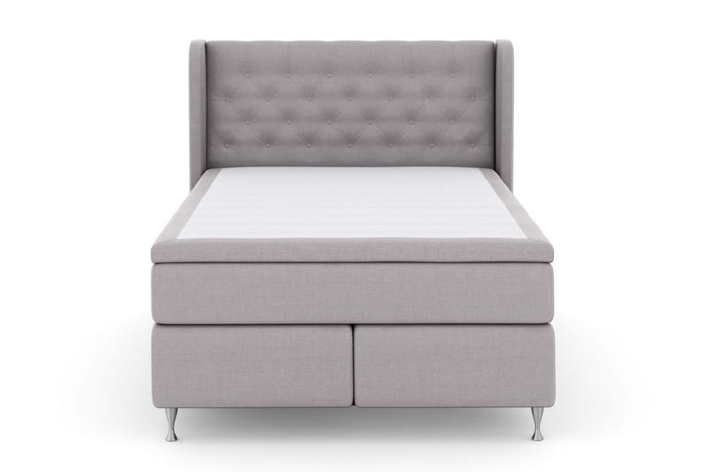 Select No 5 Komplett Sängpaket 140x200 Fast Watergel - Ljusgrå/Silver - Products - Möbler - Säng - Kontinentalsäng