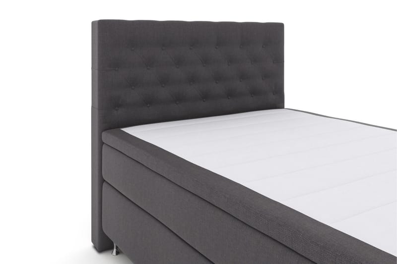 Select No 5 Komplett Sängpaket 140x200 Fast Watergel - Mörkgrå/Silver - Products - Möbler - Säng - Kontinentalsäng