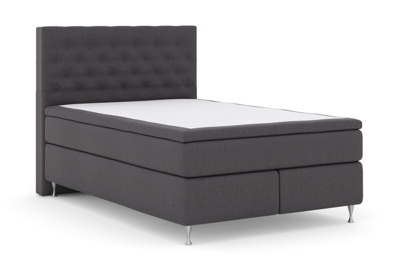 Select No 5 Komplett Sängpaket 140x200 Fast Watergel - Mörkgrå/Silver - Products - Möbler - Säng - Kontinentalsäng