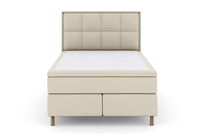 Select No 5 Komplett Sängpaket 160x200 Fast Watergel, Beige/Koppar