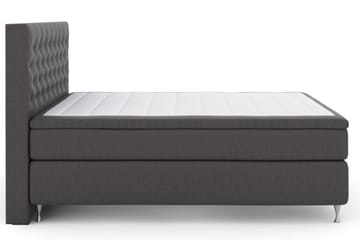 Select No 5 Komplett Sängpaket 160x200 Fast Watergel - Mörkgrå/Silver - Products - Möbler - Säng - Kontinentalsäng