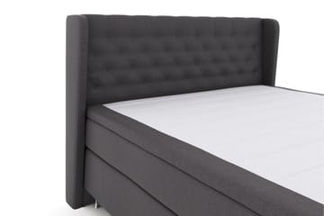 Select No 5 Komplett Sängpaket 160x200 Fast Watergel - Mörkgrå/Silver - Products - Möbler - Säng - Kontinentalsäng