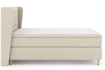 Select No 5 Komplett Sängpaket 160x200 Fast/Medium Latex - Beige/Metall - Products - Möbler - Säng - Kontinentalsäng