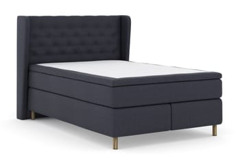 Select No 5 Komplett Sängpaket 160x200 Fast/Medium Latex - Blå/Metall - Products - Möbler - Säng - Kontinentalsäng