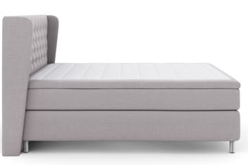 Select No 5 Komplett Sängpaket 160x200 Fast/Medium Latex - Ljusgrå/Metall - Products - Möbler - Säng - Kontinentalsäng