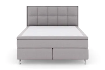 Select Rutig Sänggavel 160 cm - Ljusgrå