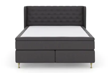 Select Sänggavel med Sidor 160 cm - Mörkgrå