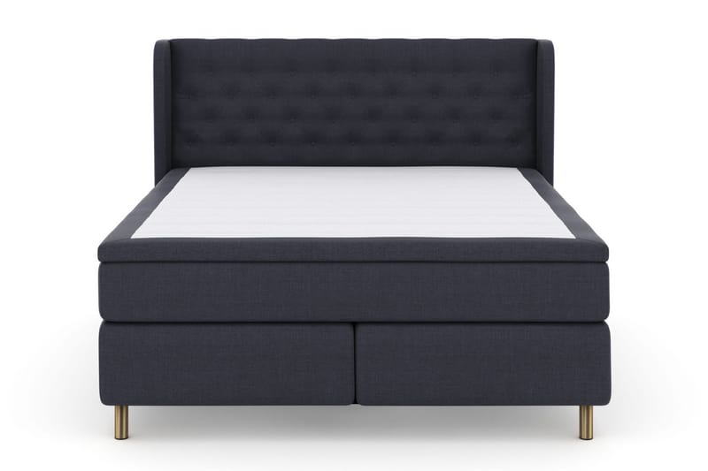 Select No 5 Komplett Sängpaket 180x200 Medium Latex, Blå/Koppar