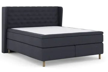 Select No 5 Komplett Sängpaket 180x200 Medium Latex - Blå/Koppar - Products - Möbler - Säng - Kontinentalsäng