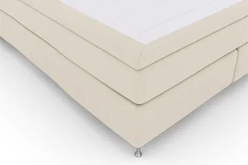 Select No 5 Komplett Sängpaket 180x200 Medium Watergel - Beige/Silver - Products - Möbler - Säng - Kontinentalsäng