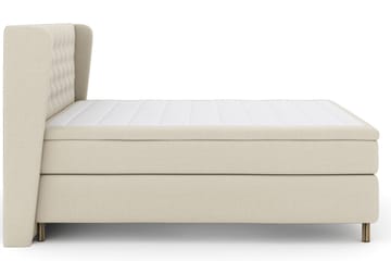 Select No 5 Komplett Sängpaket 210x210 Fast Latex, Beige/Koppar