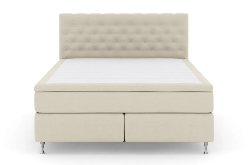 Select No 5 Komplett Sängpaket 210x210 Fast Latex - Beige/Silver - Products - Möbler - Säng - Kontinentalsäng