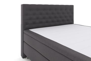 Select No 5 Komplett Sängpaket 210x210 Fast Latex - Mörkgrå/Silver - Products - Möbler - Säng - Kontinentalsäng