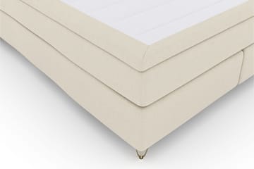 Select No 5 Komplett Sängpaket 210x210 Fast Watergel - Beige/Metall V-form - Products - Möbler - Säng - Kontinentalsäng