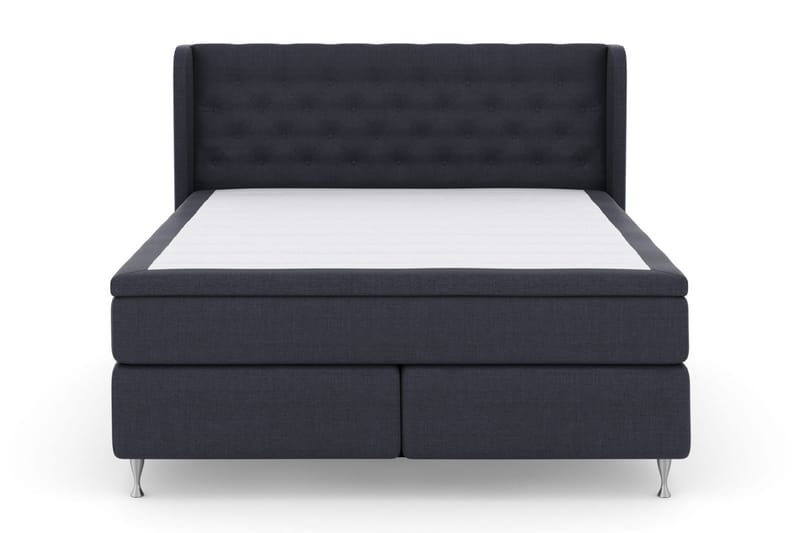 Select No 5 Komplett Sängpaket 210x210 Fast Watergel - Blå/Silver - Products - Möbler - Säng - Kontinentalsäng