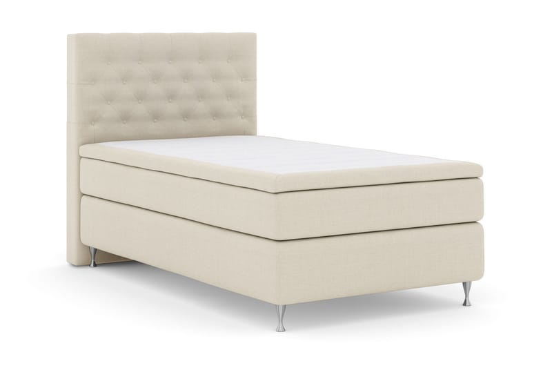 Select No 5 Kontinentalsäng 120x200 Fast Watergel - Beige/Silver - Products - Möbler - Säng - Enkelsäng
