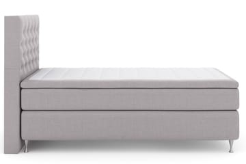 Select No 5 Kontinentalsäng 120x200 Fast Watergel - Ljusgrå/Silver - Products - Möbler - Säng - Enkelsäng