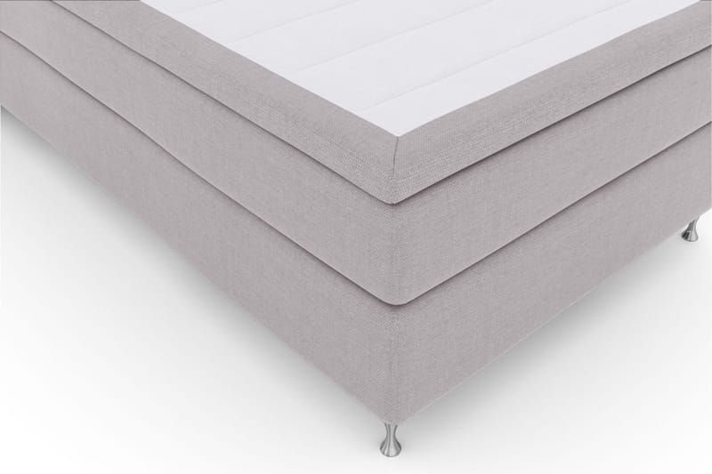 Select No 5 Kontinentalsäng 120x200 Fast Watergel - Ljusgrå/Silver - Products - Möbler - Säng - Enkelsäng