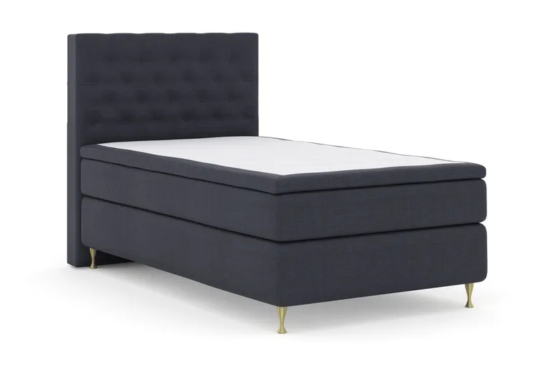 Select No 5 Kontinentalsäng 120x200 Medium Watergel - Blå/Guld - Products - Möbler - Säng - Enkelsäng
