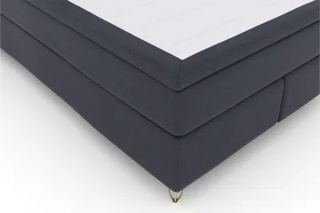 Select No 5 Kontinentalsäng 140x200 Fast Watergel - Blå/Metall V-Form - Products - Möbler - Säng - Kontinentalsäng