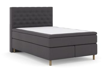 Select No 5 Kontinentalsäng 140x200 Fast/Medium Latex - Mörkgrå/Koppar - Products - Möbler - Säng - Kontinentalsäng