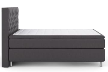 Select No 5 Kontinentalsäng 140x200 Fast/Medium Watergel - Mörkgrå/Metall - Products - Möbler - Säng - Kontinentalsäng