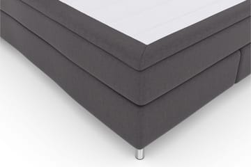 Select No 5 Kontinentalsäng 160x200 Medium Latex - Mörkgrå/Metall - Products - Möbler - Säng - Kontinentalsäng