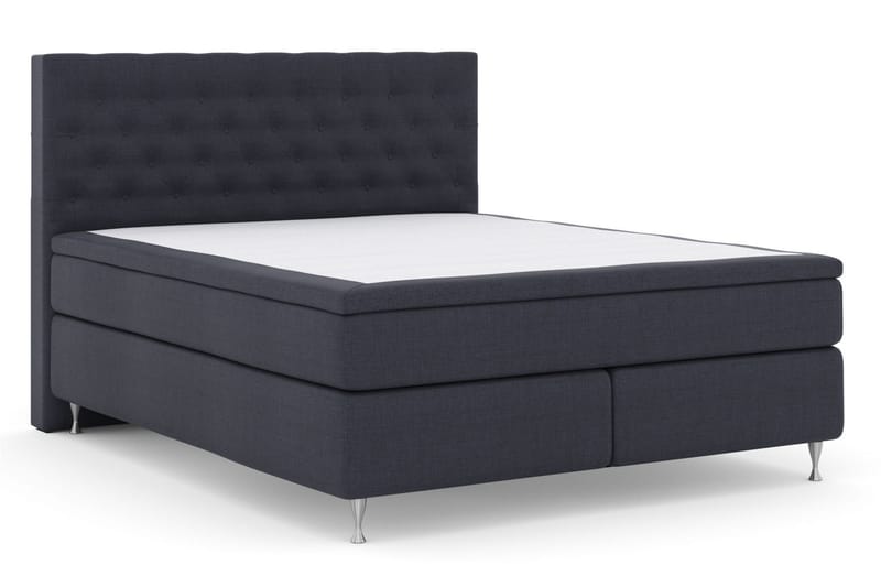 Select No 5 Kontinentalsäng 180x200 Fast Watergel - Blå/Silver - Products - Möbler - Säng - Kontinentalsäng