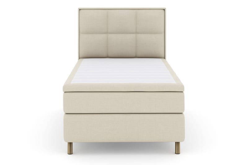 Select No 6 Komplett Sängpaket 120x200 Fast Watergel - Beige/Koppar - Products - Möbler - Säng - Enkelsäng